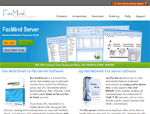 Tablet Screenshot of faxmind.com